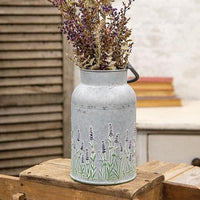 Thumbnail for Lavender Embossed Milk Can - The Fox Decor