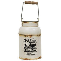 Thumbnail for Farmer's Market Milk Can With Handle - The Fox Decor