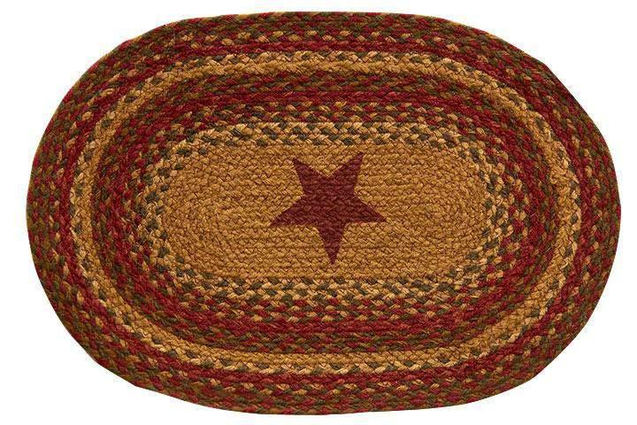 Cinnamon Star Braided Placemats set of 4 - The Fox Decor