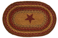 Cinnamon Star Braided Placemats set of 4 - The Fox Decor