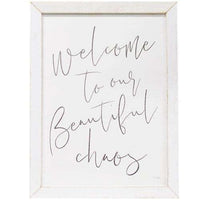 Thumbnail for Welcome To Our Beautiful Chaos Framed Print, 19.5x25.5 - The Fox Decor