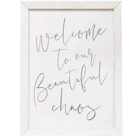 Thumbnail for Welcome To Our Beautiful Chaos Framed Print, 19.5x25.5 - The Fox Decor