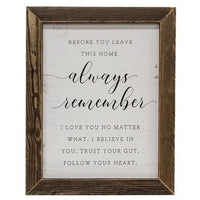 Thumbnail for Always Remember Framed Print - The Fox Decor