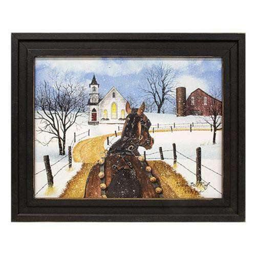 Sleigh Bells Ring Framed Print, 12x16 - The Fox Decor