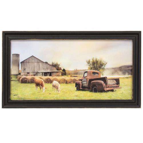 Tioga Country Farmland Framed Print, 9x18 - The Fox Decor