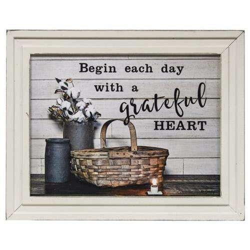 Begin Each Day Framed Print - The Fox Decor