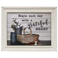 Thumbnail for Begin Each Day Framed Print - The Fox Decor