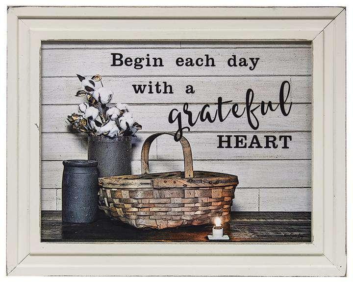 Begin Each Day Framed Print - The Fox Decor