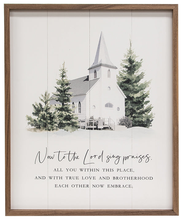Now to the Lord Sing Framed Print, 16"x20" - The Fox Decor