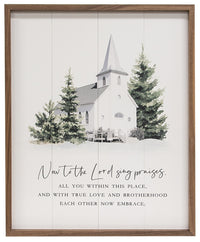 Now to the Lord Sing Framed Print, 16