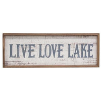Thumbnail for Live Love Lake Framed Print