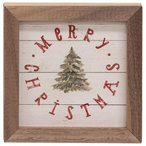 Merry Christmas Around the Tree Mini Framed Print - The Fox Decor