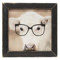 Thumbnail for See Clearly Cow Framed Print - The Fox Decor