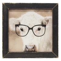 Thumbnail for See Clearly Cow Framed Print