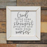 God Made Nurses Print - The Fox Decor