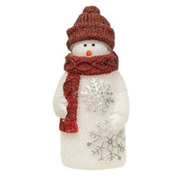 Thumbnail for LED Flicker Snowman Figure - The Fox Decor