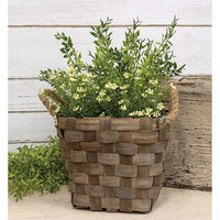 Thumbnail for Tobacco Gathering Basket With Jute Handles - The Fox Decor