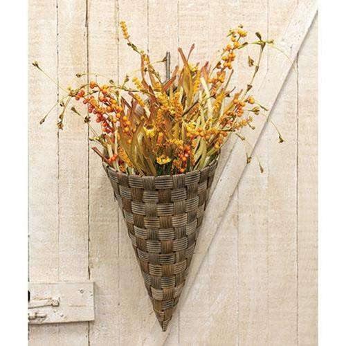 Hanging Cornucopia Basket, Large - The Fox Decor