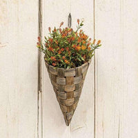 Thumbnail for Hanging Cornucopia Basket, Small - The Fox Decor