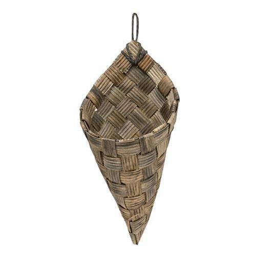 Hanging Cornucopia Basket, Small - The Fox Decor