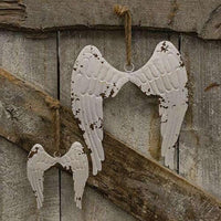 Thumbnail for Hanging Shabby Chic Angel Wings, Large - The Fox Decor