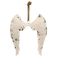 Thumbnail for Hanging Shabby Chic Angel Wings, Large - The Fox Decor