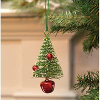 Thumbnail for Merry Fairy Bottlebrush Tree on Bell Ornament, 5