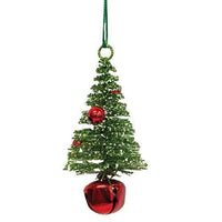 Thumbnail for Merry Fairy Bottlebrush Tree on Bell Ornament, 5
