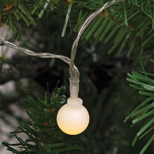 White Ball Berry LED String LIghts, 40ct - The Fox Decor