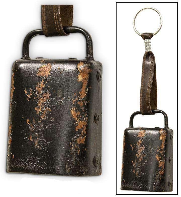 Aged Rustic Black Cowbell - The Fox Decor