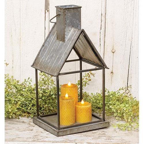 Metal House Lantern - The Fox Decor