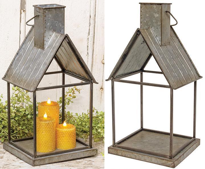 Metal House Lantern - The Fox Decor