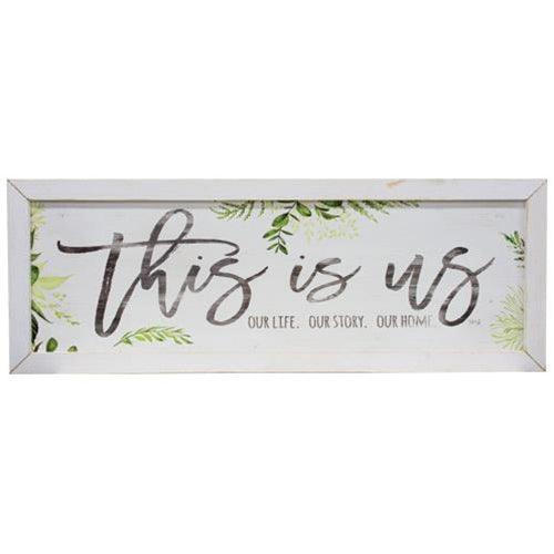 This Is Us Print, 13x37, White Frame - The Fox Decor