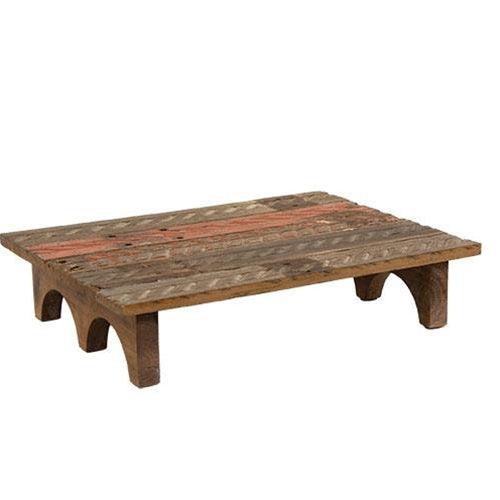 2/Set, Reclaimed Wooden Square Risers - The Fox Decor