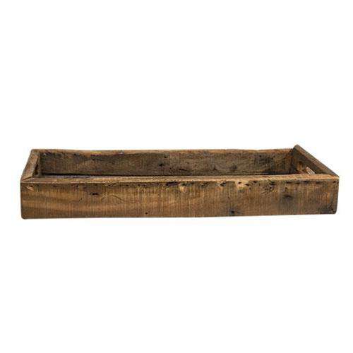 Weathered Wood Rectangle Tray online