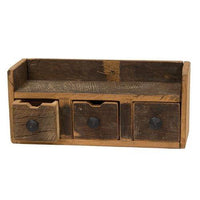 Thumbnail for Three Drawer Cupboard Distressed & Aged Finish - The Fox Decor