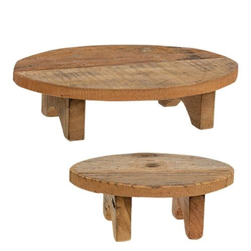2/Set, Reclaimed Wooden Risers