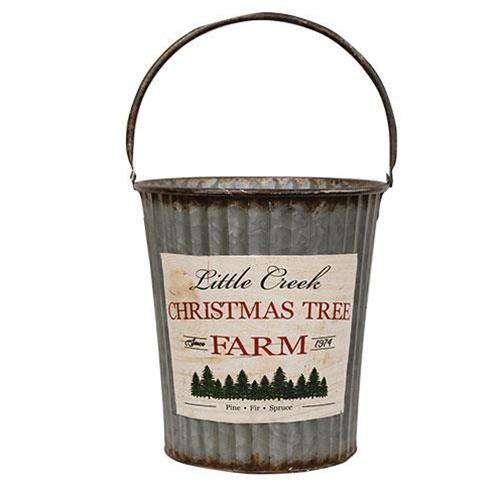 2/Set, Little Creek Galvanized Pails - The Fox Decor