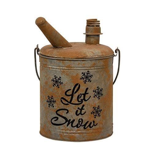 2/Set, Let It Snow Gas Cans - The Fox Decor