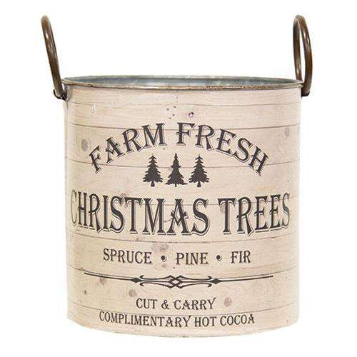 2/Set, Farm Fresh Christmas Trees Buckets - The Fox Decor