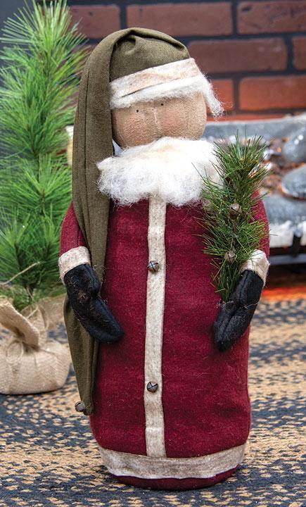 Traditional Standing Santa Doll - The Fox Decor