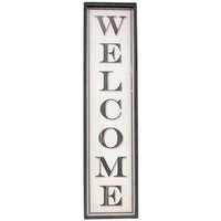 Thumbnail for Vertical Welcome Framed Wall Sign, 12