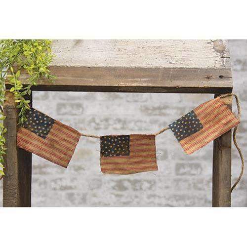 Americana 3 Flag Banner - The Fox Decor