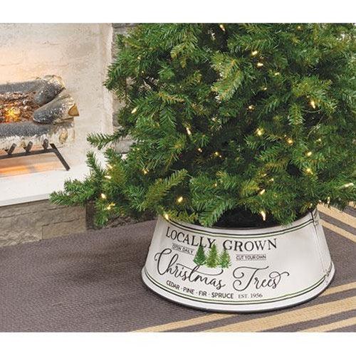 Locally Grown Christmas Trees Metal Tree Collar - The Fox Decor