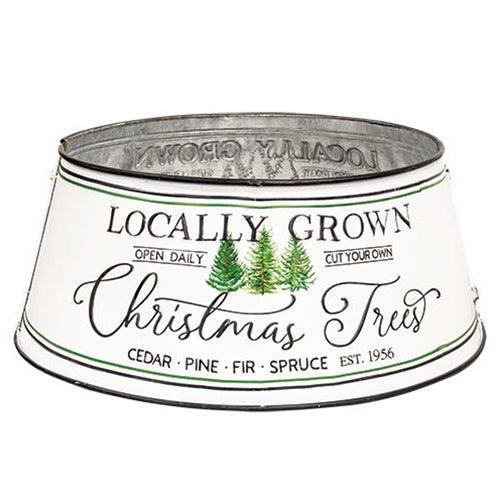 Locally Grown Christmas Trees Metal Tree Collar - The Fox Decor