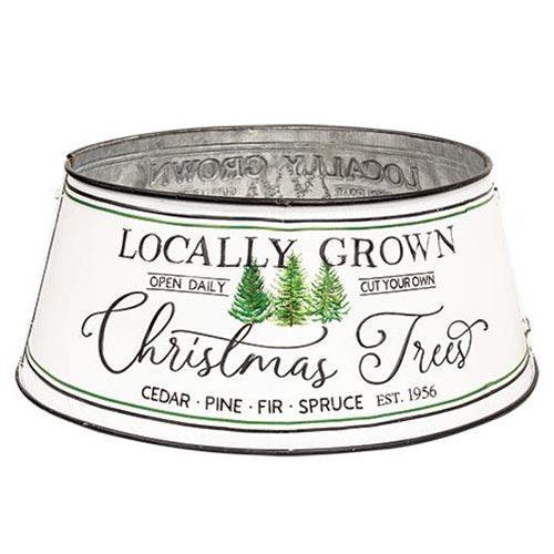 Locally Grown Christmas Trees Metal Tree Collar