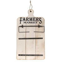 Thumbnail for Farmers Market Wooden Wall Piece with Metal Metal Arms - The Fox Decor