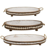 Thumbnail for 3/Set, Beaded Trays - The Fox Decor