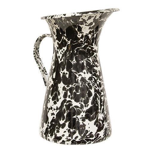 Black & White Pollock Pitcher - The Fox Decor