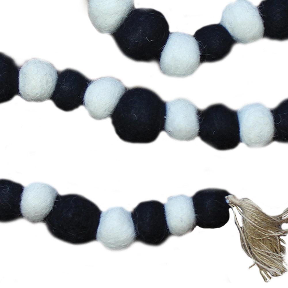 Buffalo Check Felt Garland Garland GR510011 - The Fox Decor